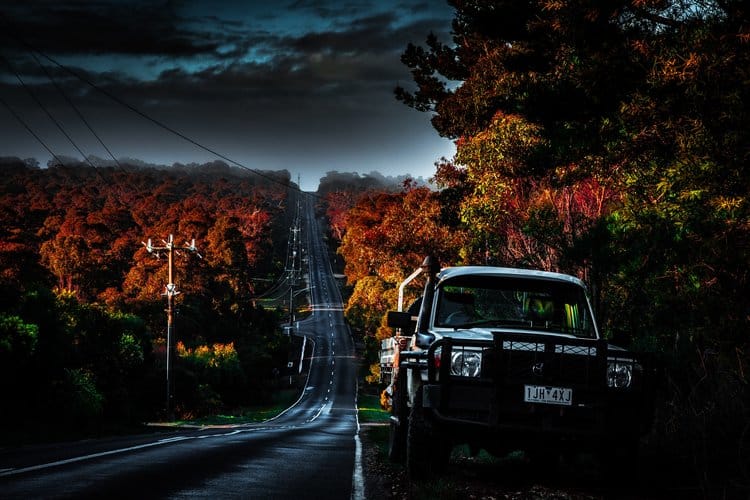 On Road, Off Road, Stop at Marysville