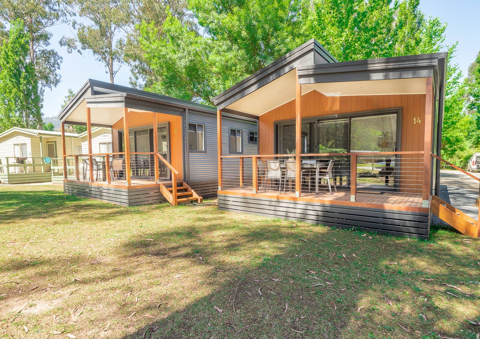 Riverview Deluxe Cabins in Marysville | Luxury & Comfort