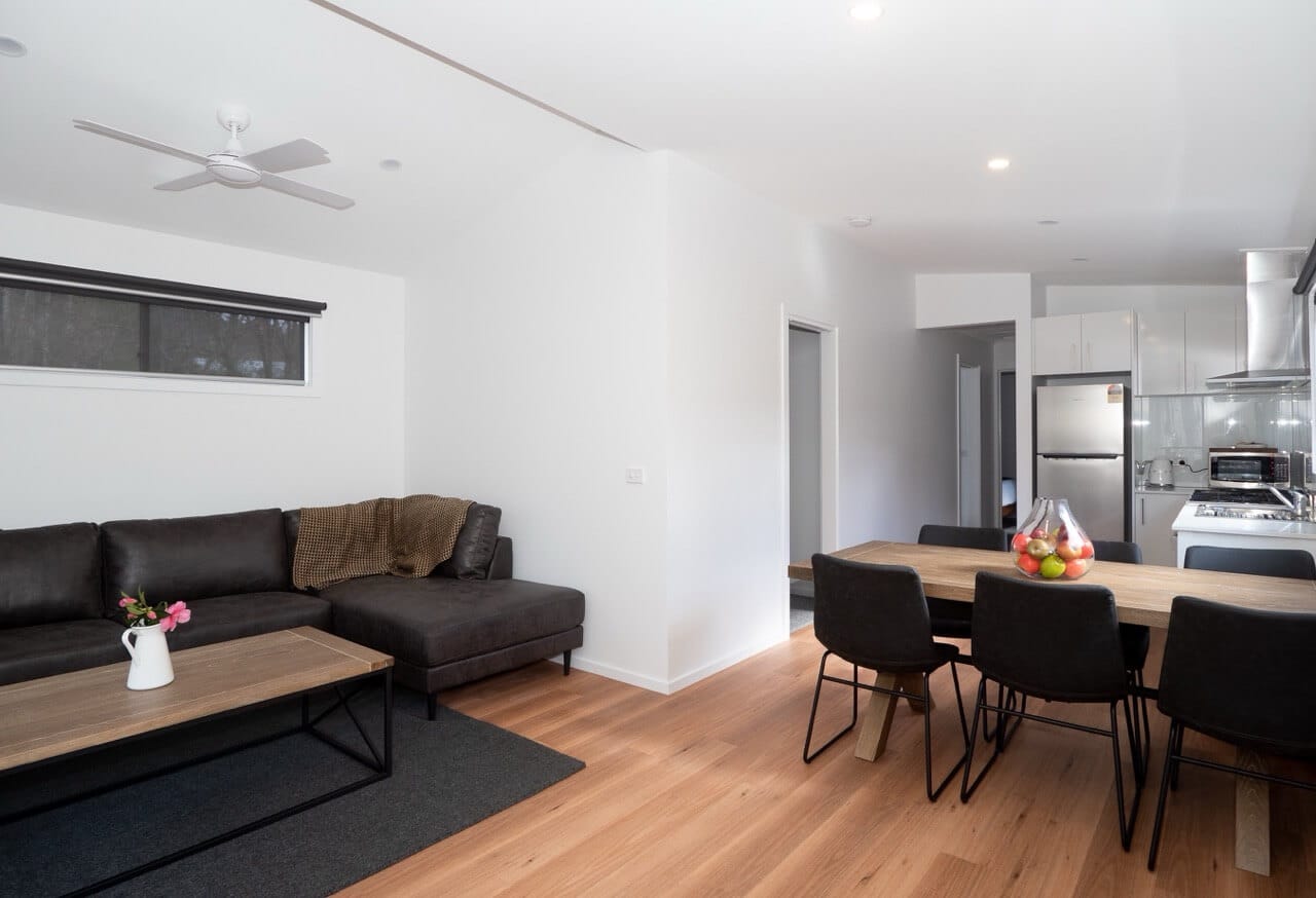 Camp Kitchen positioned in the centre of Marysville Holiday Park
