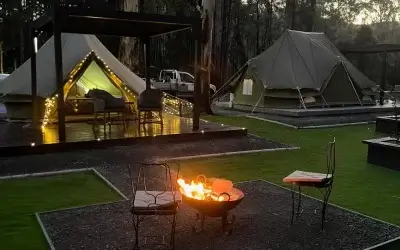Glamping tents in Victoria: bell, safari, dome, yurt and what each is like to stay in